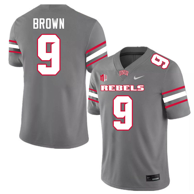 Aamaris Brown UNLV Jersey,UNLV Rebels Football Uniforms,Jerseys,Gears-Grey